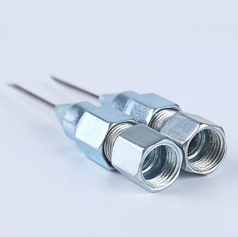 Grease Injector Needle Nose Grease Dispenser for greasing Sealed Joints Needle Grease Fittings Up to 6,000 Max PSI,1/8" NPT-(10 Pack)